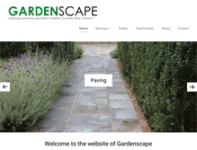 Tablet Screenshot of gardenscapeyorks.co.uk